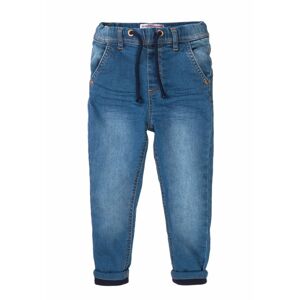 Nohavice chlapčenské podšité džínsové s elastanom, Minoti, 7BLINEDJN 1, modrá - 86/92 | 18-24m